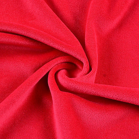 Fleece Fabric, 175 cm — Red