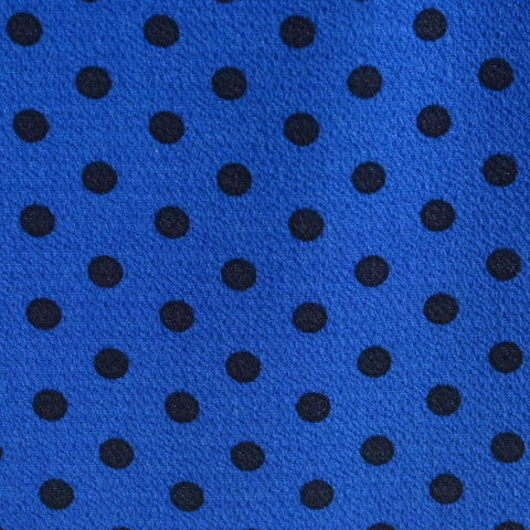 Black Dots Chiffon, Polyester, 125 gsm, 147 cm