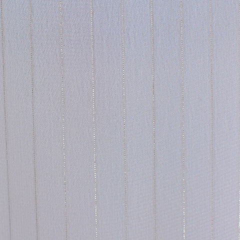 Silver Vertical-Stripe Chiffon, Polyester