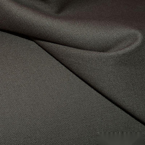 Brushed Cotton Stretch Woven Fabric, 254 gsm — Grey