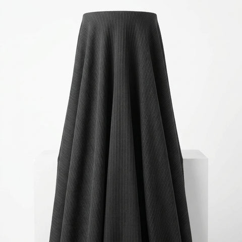 Black Rib Knit, Polyester