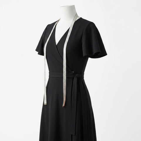 Black Ponte Knit, Viscose-Nylon