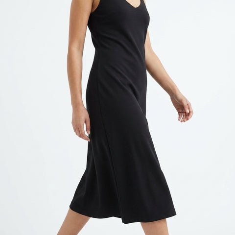 Black Ponte Knit, Cotton-Nylon