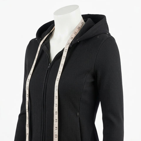 Black Rib Knit, Polyester