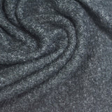 Dark Grey Marl Rib Knit, Viscose-Poly, 312 gsm — photo 1