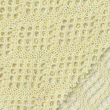 Cream Diamond Pointelle Knit, Poly-Cotton, 263 gsm — photo 1