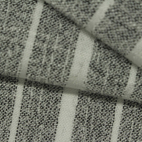 Dark Grey Vertical-Stripe Jacquard, Polyester