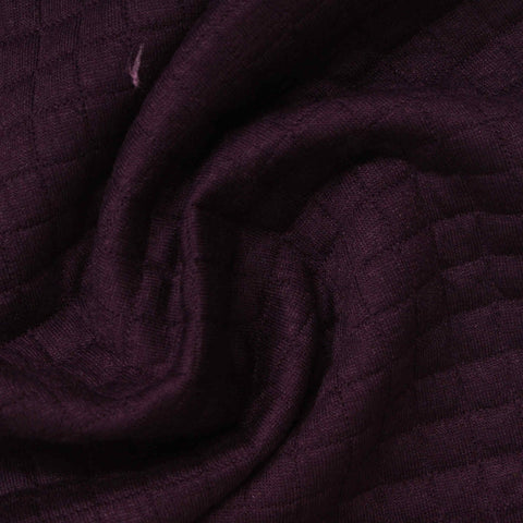 Purple Small-Square Jacquard, Polyester