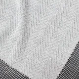 Black Chevron Jacquard, Polyester, 179 gsm — photo 1