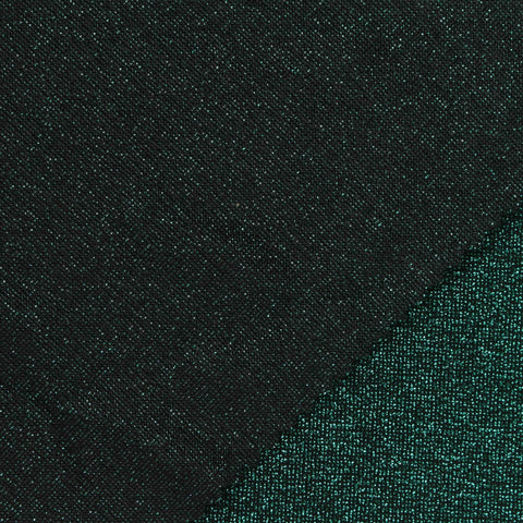 Dark Green Marl Rib Knit
