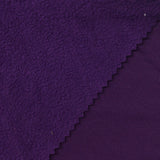 100% Polyester Fleece Fabric, 260 gsm, 175 cm — Purple — photo 1
