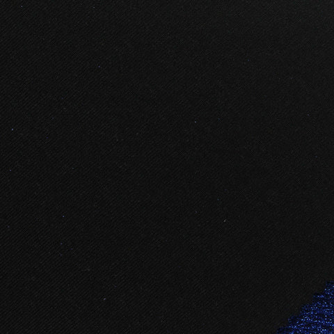 Dark Blue Marl Crepe, Nylon-Metallic