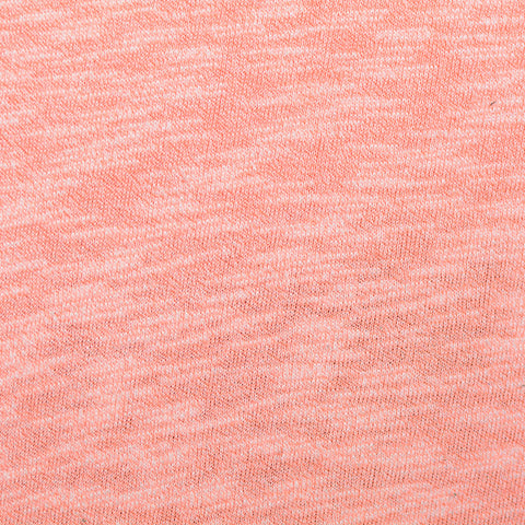 Peach Marl Knit, Cotton-Poly