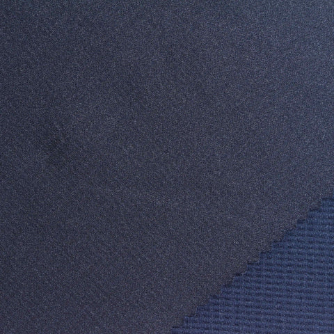 100% Polyester Waffle Knit Fabric, 218 gsm, 154 cm — Navy