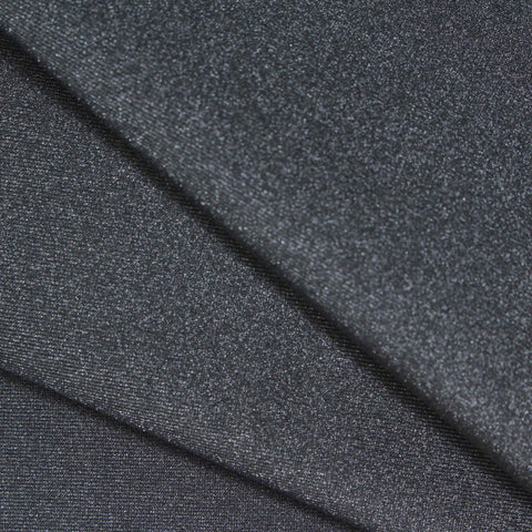 Dark Grey Marl Warp Knit, Nylon-Spandex, 280 gsm