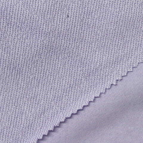 100% Cotton French Terry Fabric, 310 gsm, 160 cm — Purple