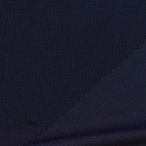 Jacquard Nylon Stretch Mesh Fabric, 170 gsm, 160 cm — Navy