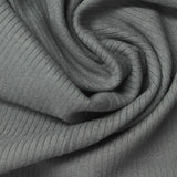 Polyester Stretch Knit Fabric, 260 gsm, 185 cm — Grey — photo 1