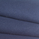Cotton Piqué Knit Fabric, 350 gsm, 175 cm — Navy — photo 1
