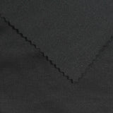 Viscose Nylon Stretch Ponte Knit Fabric, 260 gsm, 160 cm — Black, ref EF-263633 — photo 1