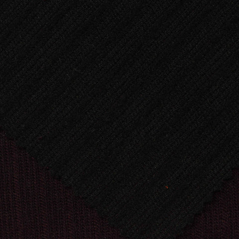 100% Polyester Rib Knit Fabric, 279 gsm, 230 cm — Brown