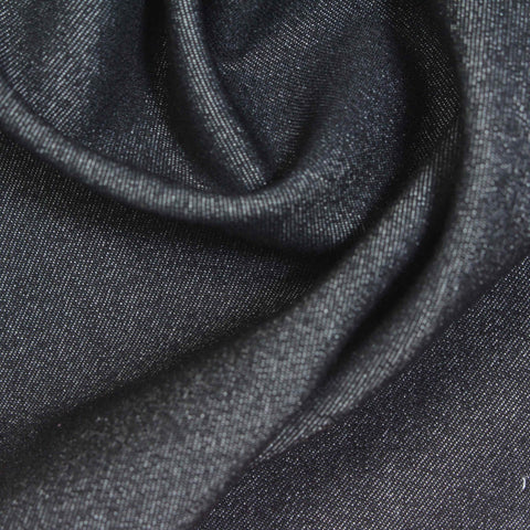 Dark Grey Marl Denim, Poly-Viscose, 290 gsm, 146 cm
