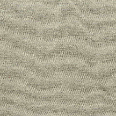 Light Grey Marl Jersey Knit, Cotton-Poly, 170 gsm