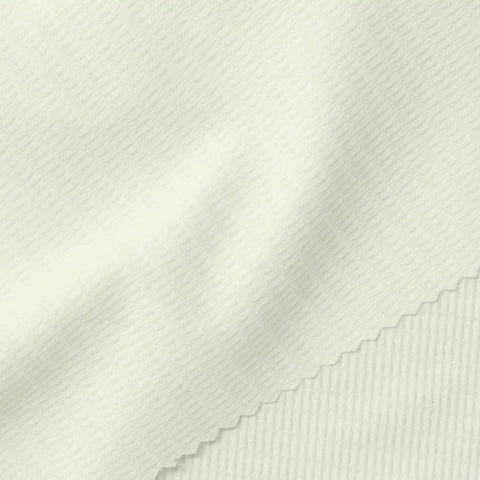 Nylon Stretch Knit Fabric, 160 gsm, 165 cm — White