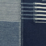 White Plaid Jacquard, Poly-Viscose — photo 1