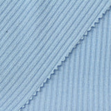 Polyester Stretch Rib Knit Fabric, 280 gsm, 140 cm — Blue — photo 1