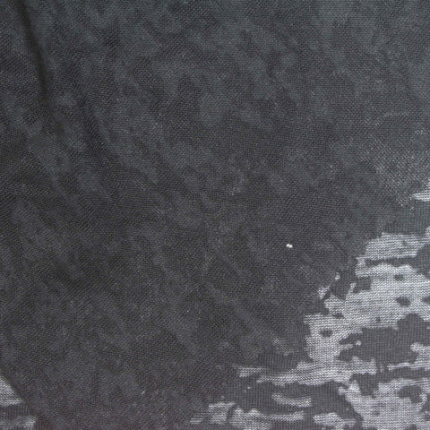 Black Camo Knit, Poly-Cotton