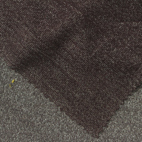 Dark Grey Marl Jersey Knit, Metallic-Viscose, 200 gsm