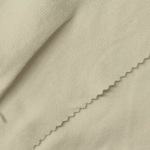 Acrylic Viscose Blend Stretch Rib Knit Fabric, 300 gsm, 175 cm — Khaki