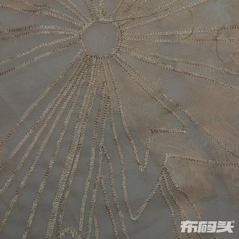 Gold Geometric-Line Mesh, Nylon-Poly