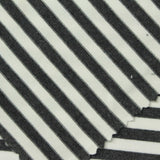 Black Stripes Jersey Knit, Viscose-Poly, 202 gsm — photo 1