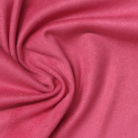 Polyester Stretch Faux Suede Fabric, 303 gsm, 149 cm — Pink