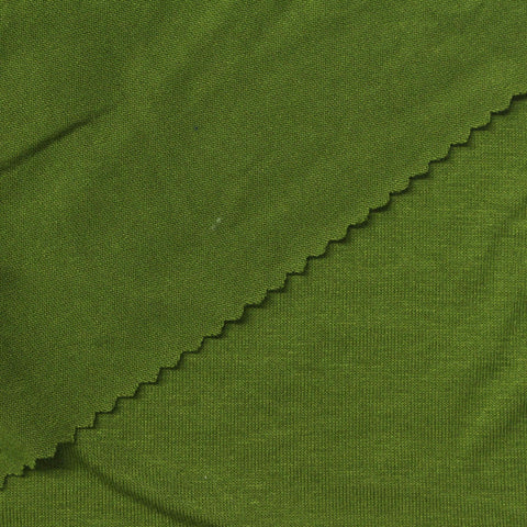 Viscose Stretch Jersey Knit Fabric, 170 gsm, 155 cm — Green