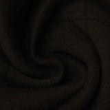 Brushed Polyester Cotton Knit Fabric, 280 gsm, 158 cm — Black — photo 1
