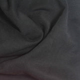 Polyester Viscose Stretch Ponte Knit Fabric, 220 gsm, 160 cm — Black — photo 1