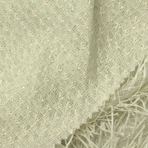 Cream Abstract Knit, Polyester