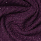 Polyester Stretch Waffle Knit Fabric, 160 gsm, 155 cm — Purple — photo 1