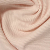 Light Pink Ribbed Rib Knit, Poly-Cotton — photo 1