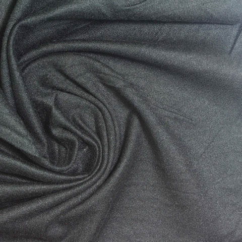 Polyester Stretch Milk Silk Knit Fabric, 180 gsm, 170 cm — Grey, ref EF-271839