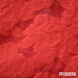 Red Floral Jacquard, Polyester — photo 1