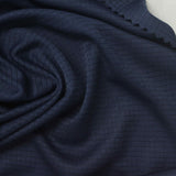 100% Polyester Interlock Knit Fabric, 130 gsm, 160 cm — Navy — photo 1