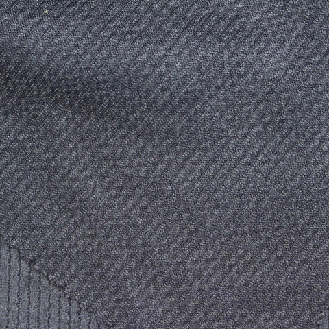 Viscose Nylon Blend Stretch Chunky Knit Fabric, 300 gsm, 165 cm — Grey
