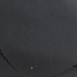 Viscose Nylon Stretch Ponte Knit Fabric, 356 gsm, 160 cm — Black — photo 1