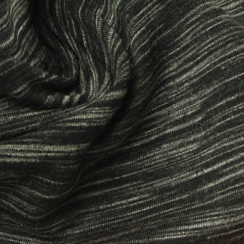 Dark Grey Marl Scuba Knit, Poly-Viscose, 270 gsm