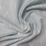 Light Blue Heathered-Marl Chunky Knit, Viscose-Poly, 180 gsm — photo 1