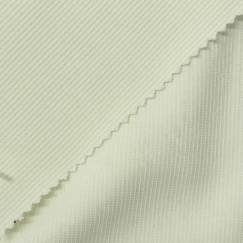 Cotton Stretch Rib Knit Fabric, 375 gsm, 115 cm — Khaki